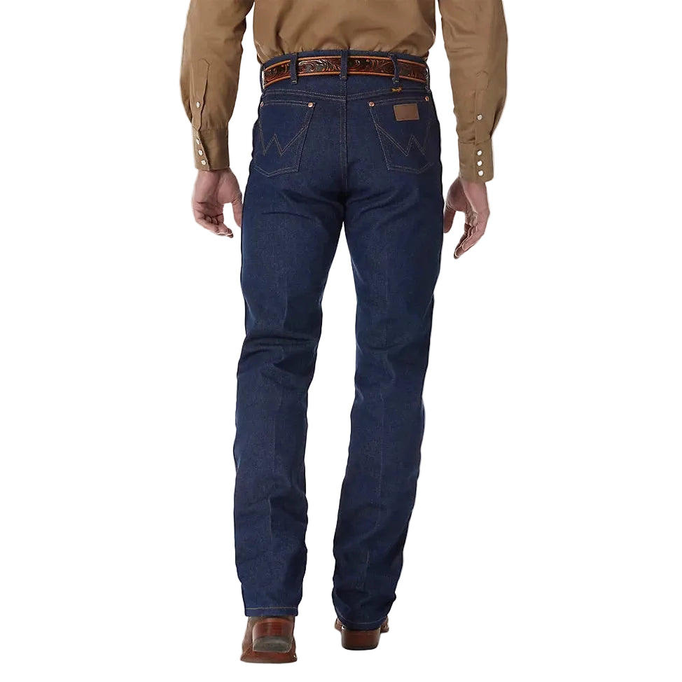 Wrangler Men's Rigid Cowboy Cut Original Fit Jeans - Rigid Indigo-Navy - Irvine Tack & Western Wear