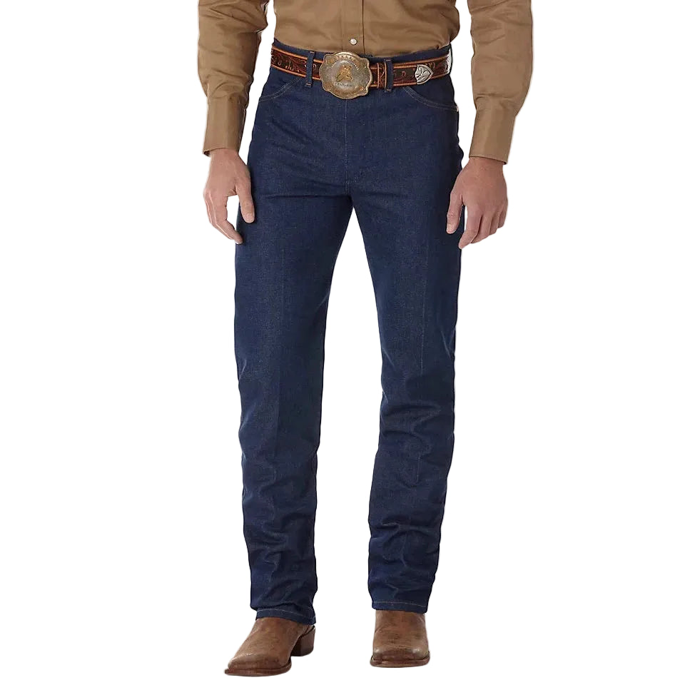 Wrangler Men's Rigid Cowboy Cut Original Fit Jeans - Rigid Indigo-Navy - Irvine Tack & Western Wear