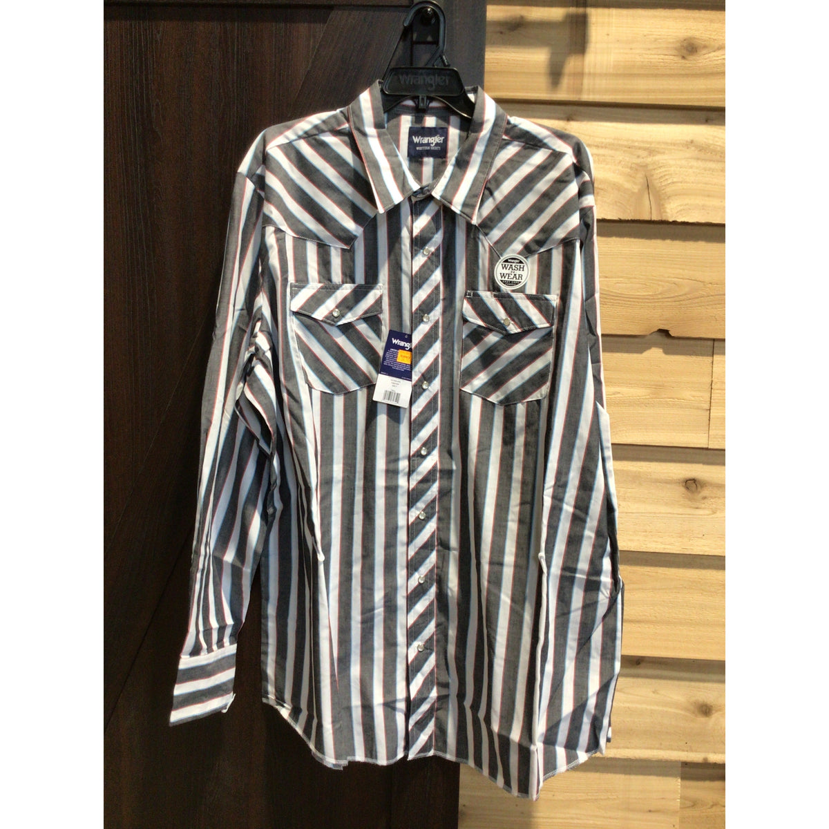 Wrangler Men's Big & Tall Long Sleeve Snap Western Shirt - Assorted - Irvine Tack & Western Wear