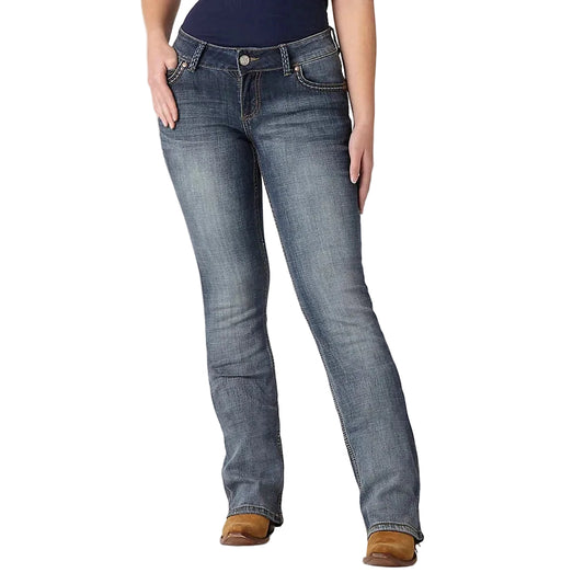 Wrangler Women's Retro Sadie Low Rise Bootcut Jeans - Dark Wash - Irvine Tack & Western Wear