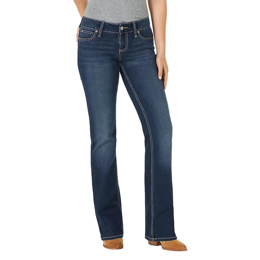Wrangler Women's Retro Mae Mid Rise Bootcut Jeans - HT Wash - Irvine Tack & Western Wear