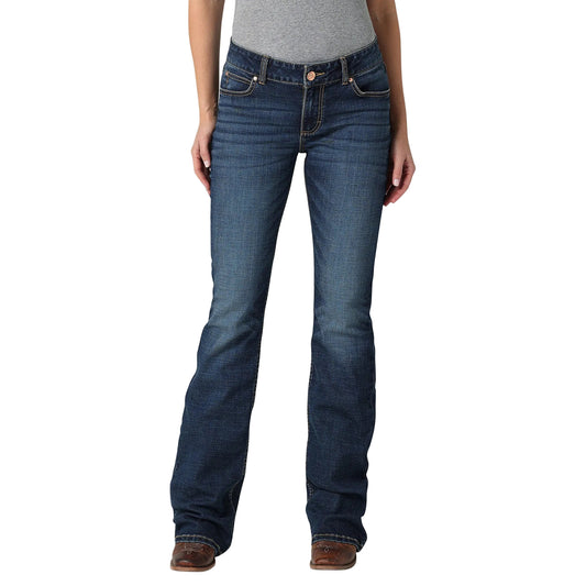 Wrangler Women's Retro Mae Mid Rise Bootcut Jeans - MS Wash - Irvine Tack & Western Wear
