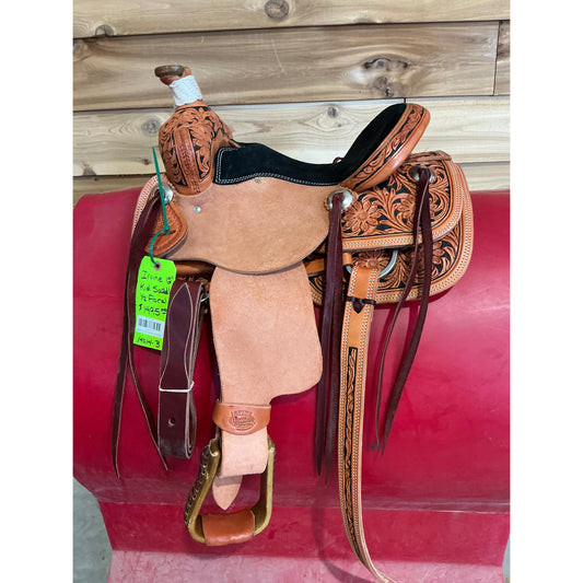 Irvine 12" Kid Saddle-1/2 Floral