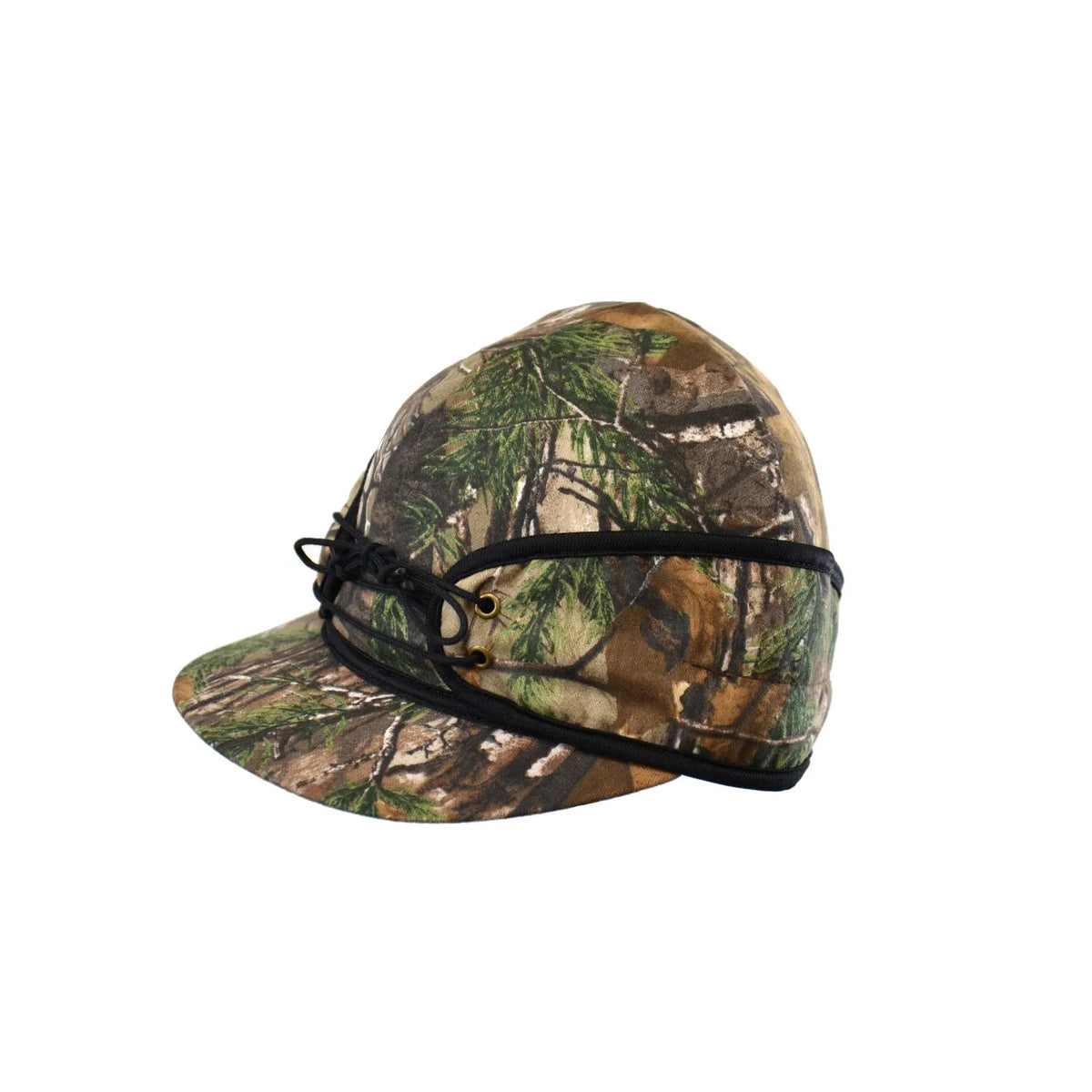 Crown Cap Convertible Camouflage/Blaze Railroad Hat  - Real Tree - Irvine Tack & Western Wear