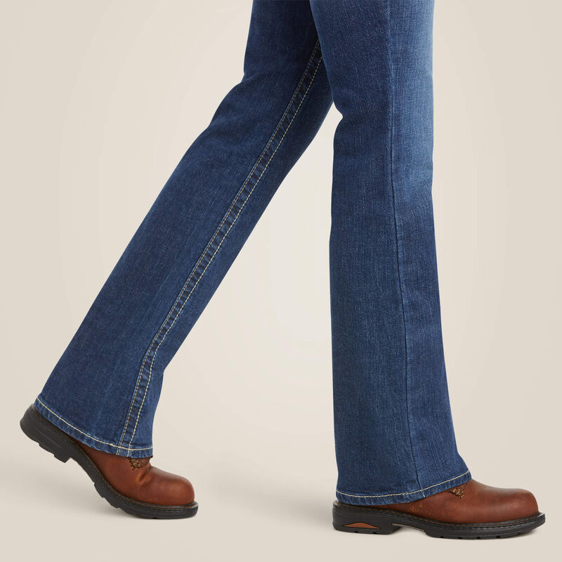 Ariat Women's FR Dura-Stretch Basic Bootcut Jeans - Blue Quartz - Irvine Tack & Western Wear