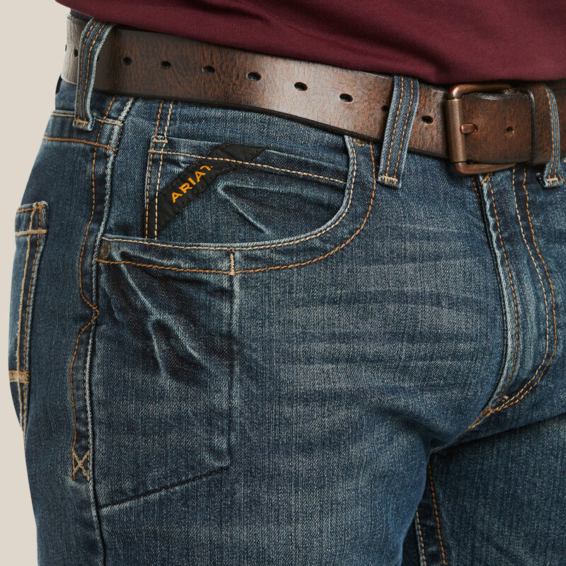 Ariat Rebar M5 Durastretch Edge STK Straight Jean Mens Low Rise - Ironside - Irvine Tack & Western Wear