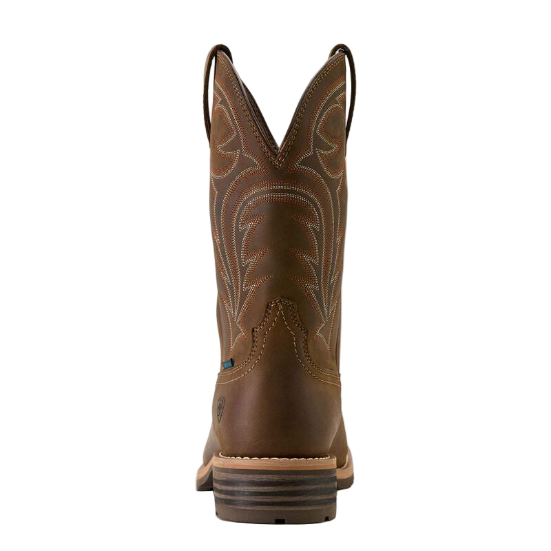 Ariat Men's Hybrid Rancher  U Toe Cowboy Boot- Distressed Brown
