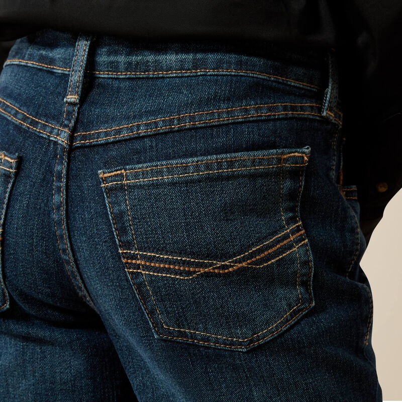 Ariat Boy's B4 Slim Chief Straight Leg Jeans - Mineral Blue