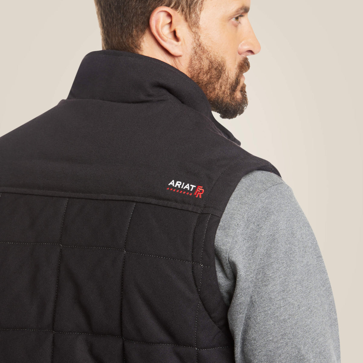 Ariat Men's Fire Resistant Crius Insulated Vest - Black