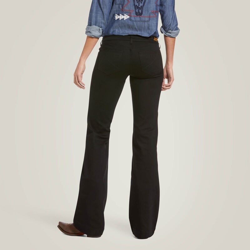 Ariat Women's Trousers MR Forever Wide Jean - Black
