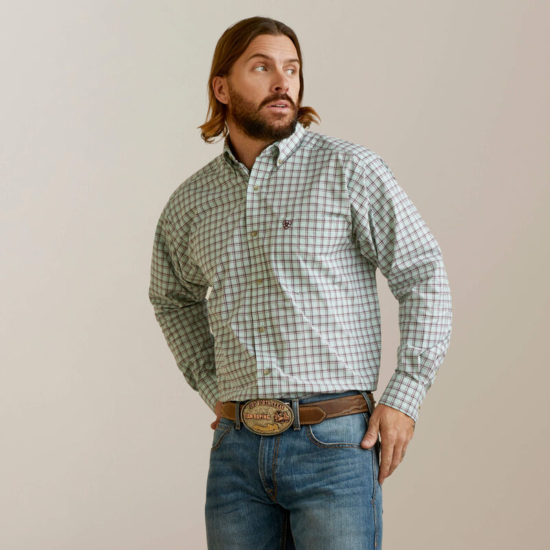 Ariat Men's Pro Series Apollo Classic Fit Shirt - Green