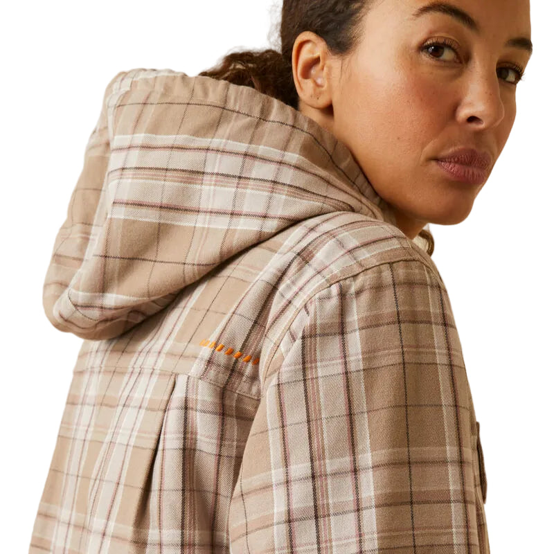 Ariat Women's Rebar Flannel Shirt Jacket FSL Plaid