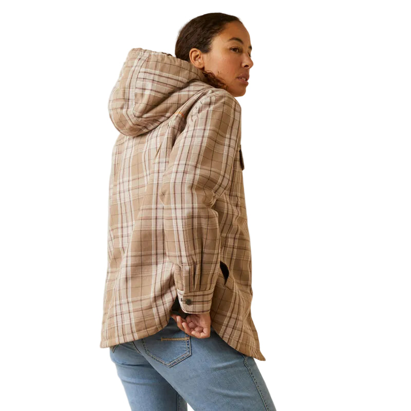 Ariat Women's Rebar Flannel Shirt Jacket FSL Plaid