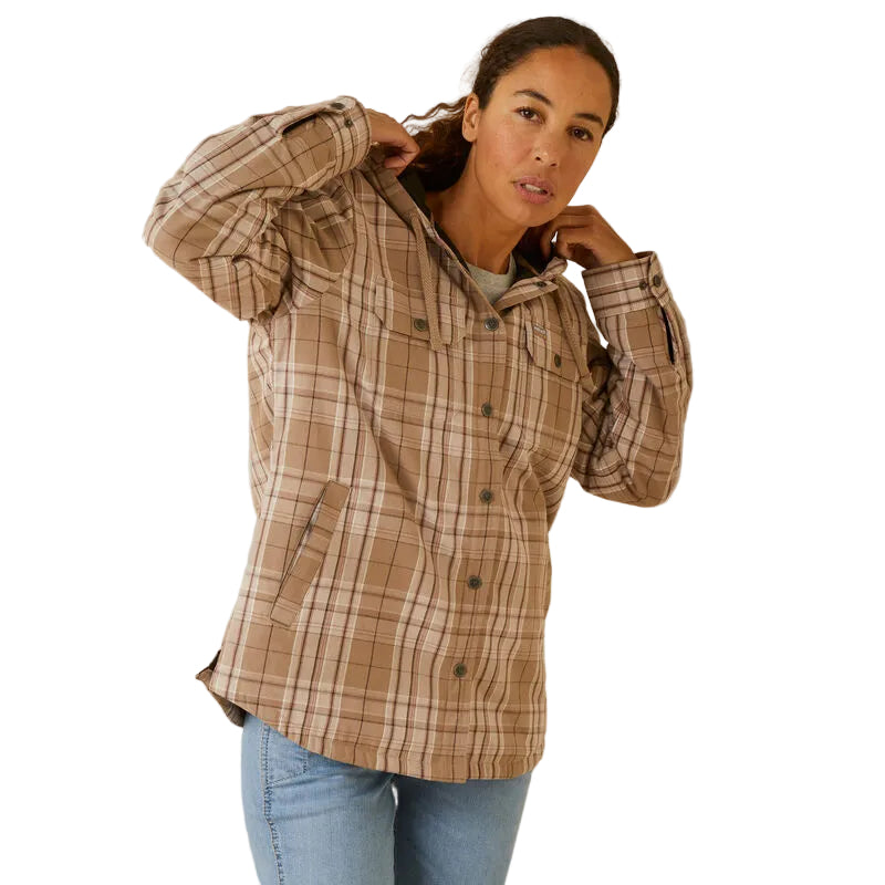 Ariat Women's Rebar Flannel Shirt Jacket FSL Plaid