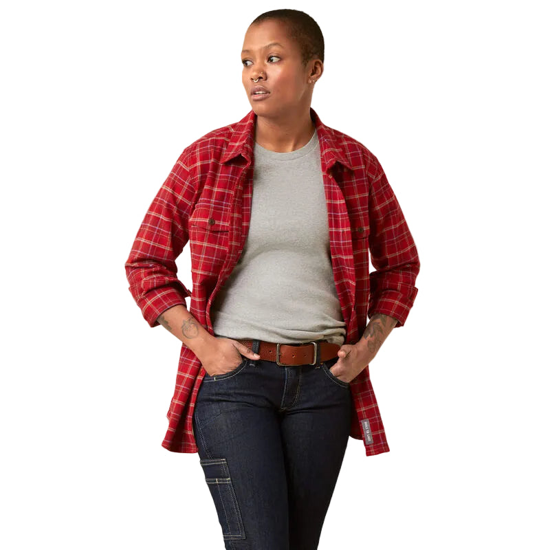 Ariat Women's Rebar Flannel DuraStretch Work Shirt - Multiple Colours