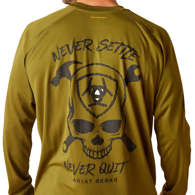 Ariat Men's Rebar Heat Fighter Jolly Wrencher Shirt - Lichen