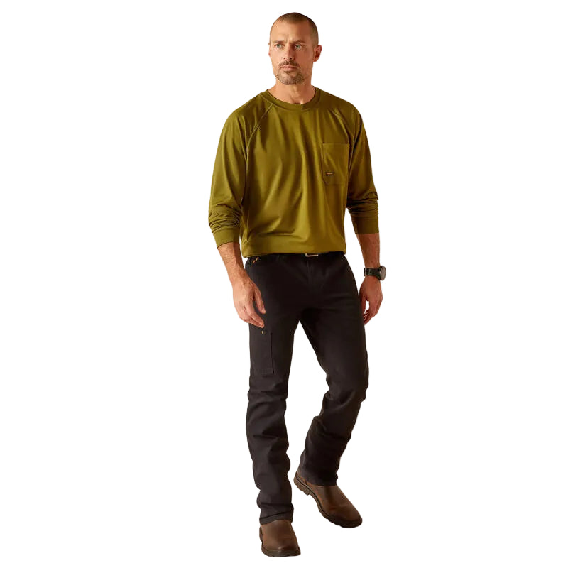 Ariat Men's Rebar Heat Fighter Jolly Wrencher Shirt - Lichen