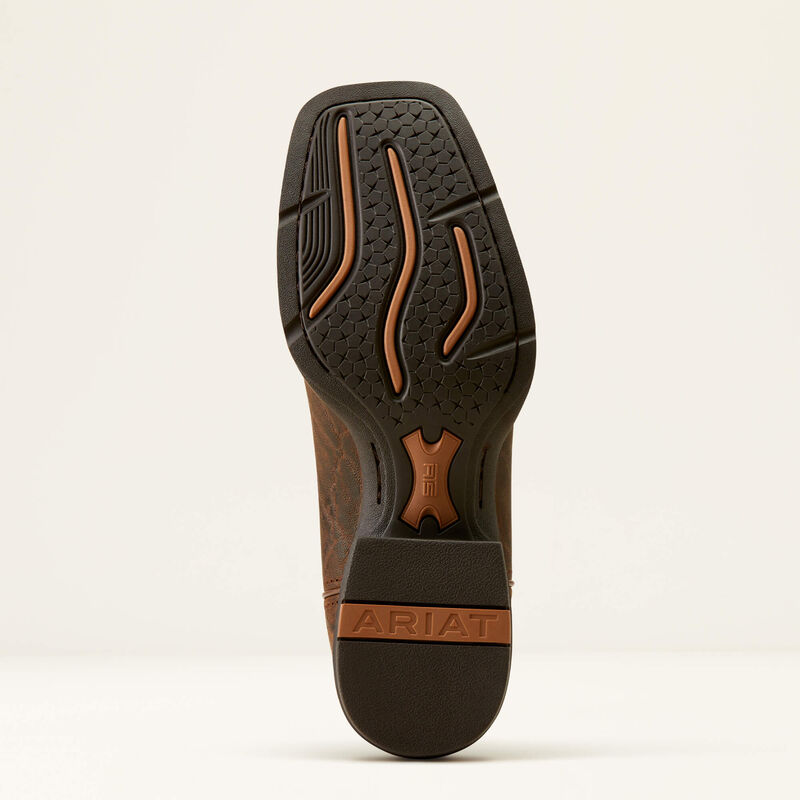 Ariat Men's Sport Big Country Western Boots - Mahogany Elephant Print/Forest Green - Irvine Tack & Western Wear