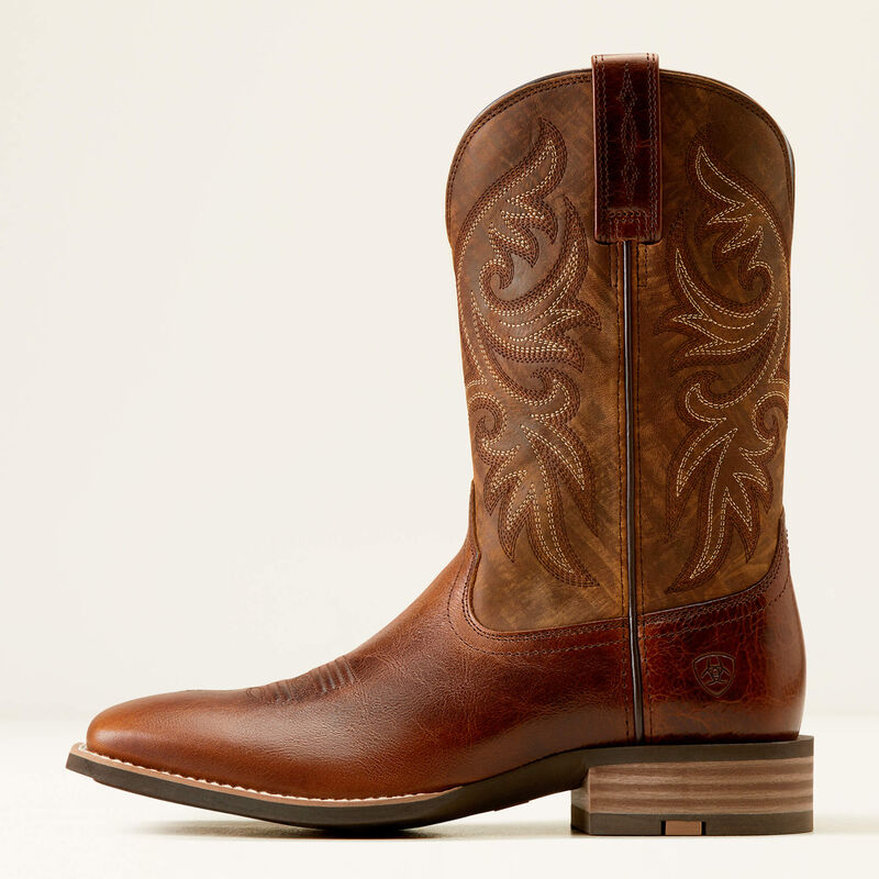 Ariat Men's Slingshot Cowboy Boots - Beasty Brown/Rugged Tan - Irvine Tack & Western Wear