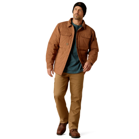Ariat Men's Rebar Cordura Ripstop Insulated Shirt Jacket - Aztec
