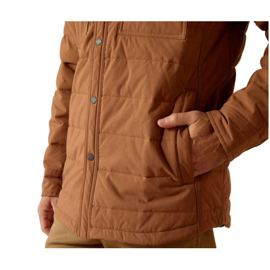 Ariat Men's Rebar Cordura Ripstop Insulated Shirt Jacket - Aztec
