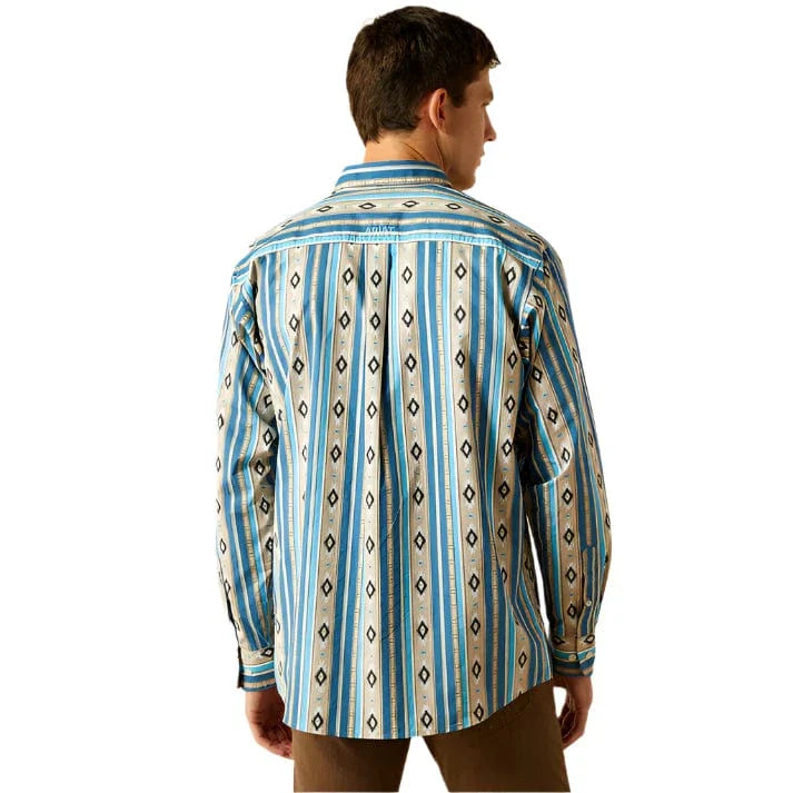 Ariat Men's Shiloh Long Sleeve Classic Fit Shirt - Khaki - Irvine Tack & Western Wear