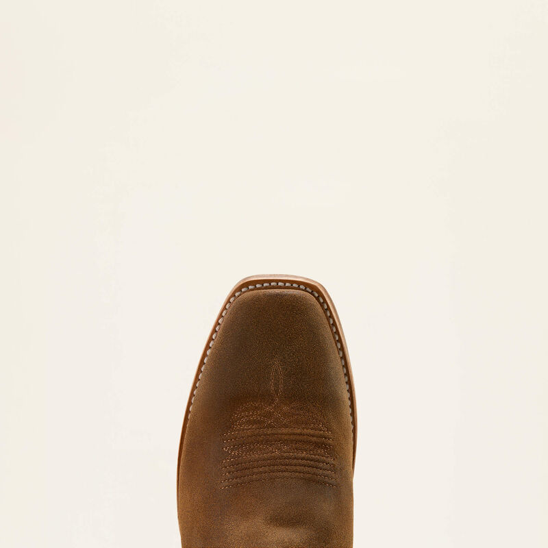 Ariat Men's Futurity Showman Cowboy Boots  - Foothill Brown Roughout/Violet