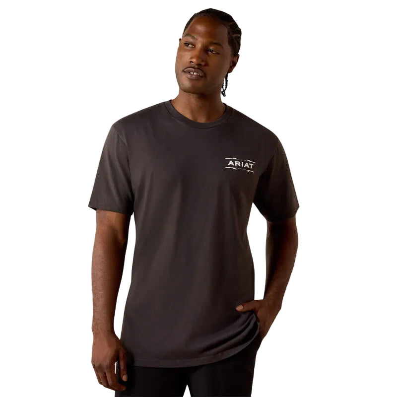 Ariat Men's Diamond Canyon Classic Fit Tee Shirt - Vintage Black
