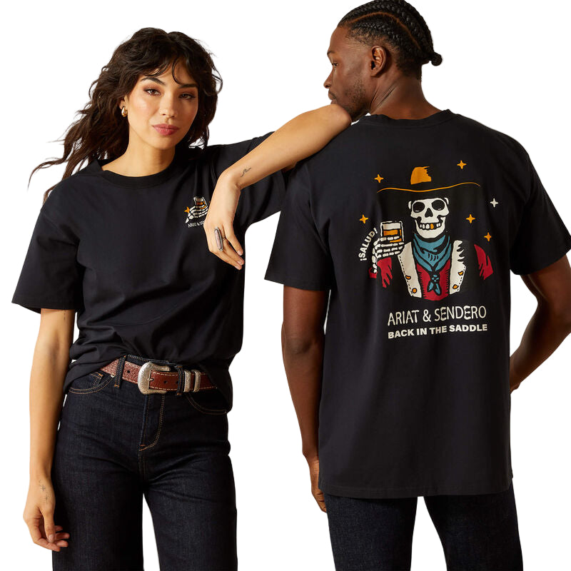 Ariat Unisex Sendero When Life Gives You Agaves T-Shirt - Black