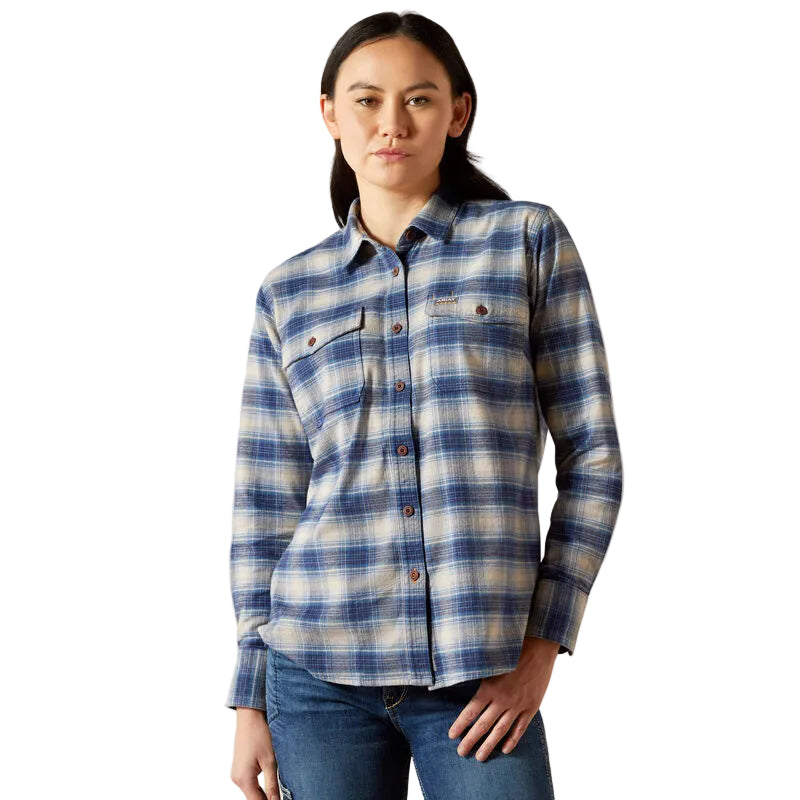 Ariat Women's Rebar Flannel DuraStretch Work Shirt - Multiple Colours