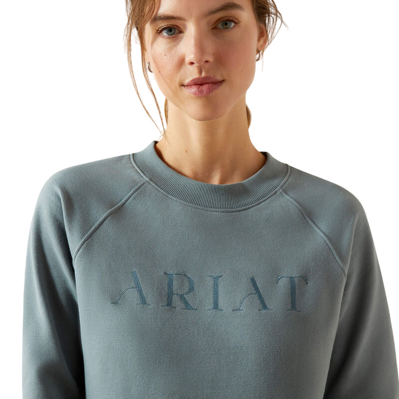 Ariat Women's Martine Sweatshirt - Steel Sage