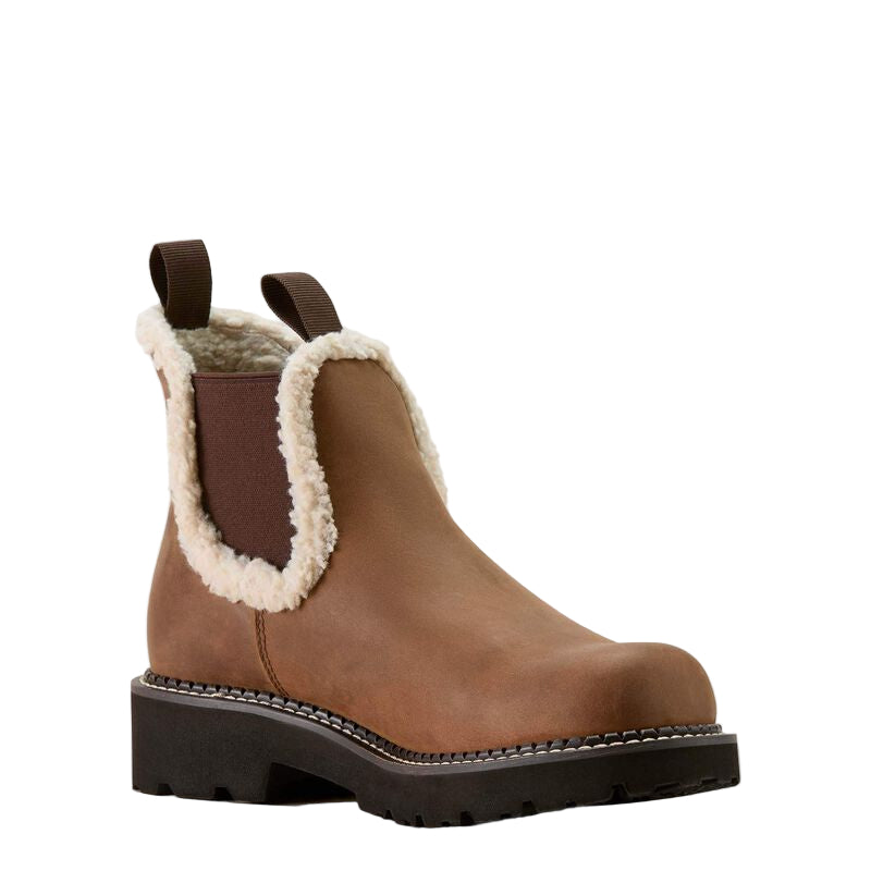 Ariat Women's Fatbaby Chelsea Western Boot- Distressed Brown Cream - Irvine Tack & Western Wear