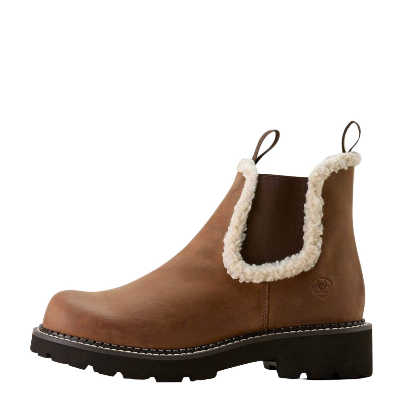 Ariat Women's Fatbaby Chelsea Western Boot- Distressed Brown Cream - Irvine Tack & Western Wear