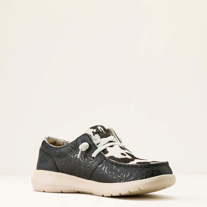 Ariat Women's Hair On  Hilo Shoes - Black/White - Irvine Tack & Western Wear