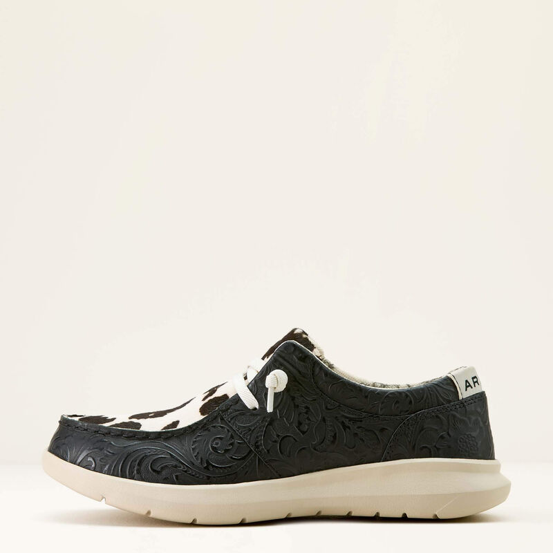 Ariat Women's Hair On  Hilo Shoes - Black/White - Irvine Tack & Western Wear