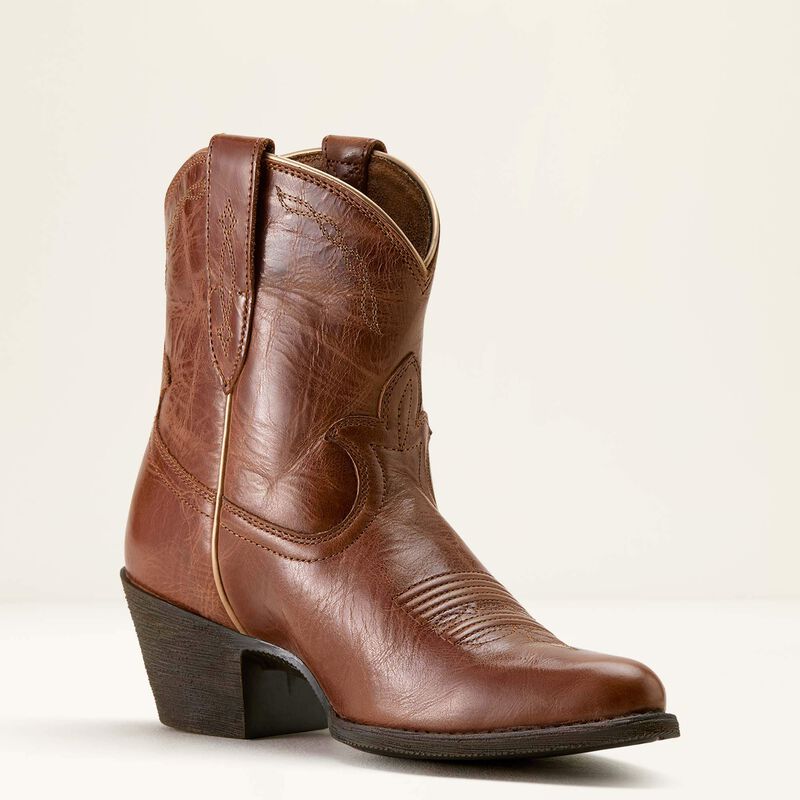 Ariat Women's Maggie J Toe Western Boot- Aged Siennna - Irvine Tack & Western Wear