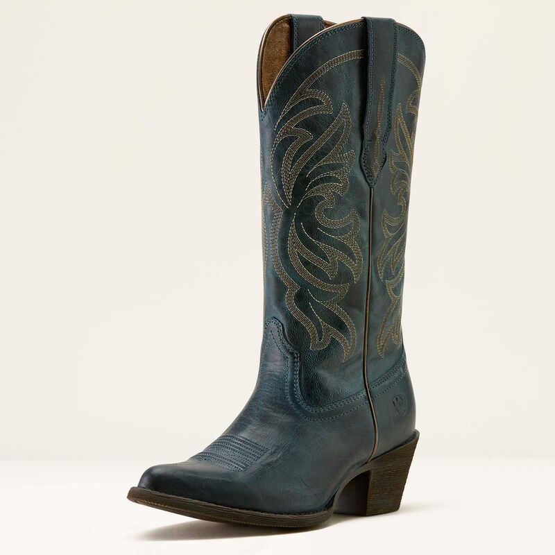Ariat Women's Heritage Western J Toe Boot-Fresh Denim - Irvine Tack & Western Wear