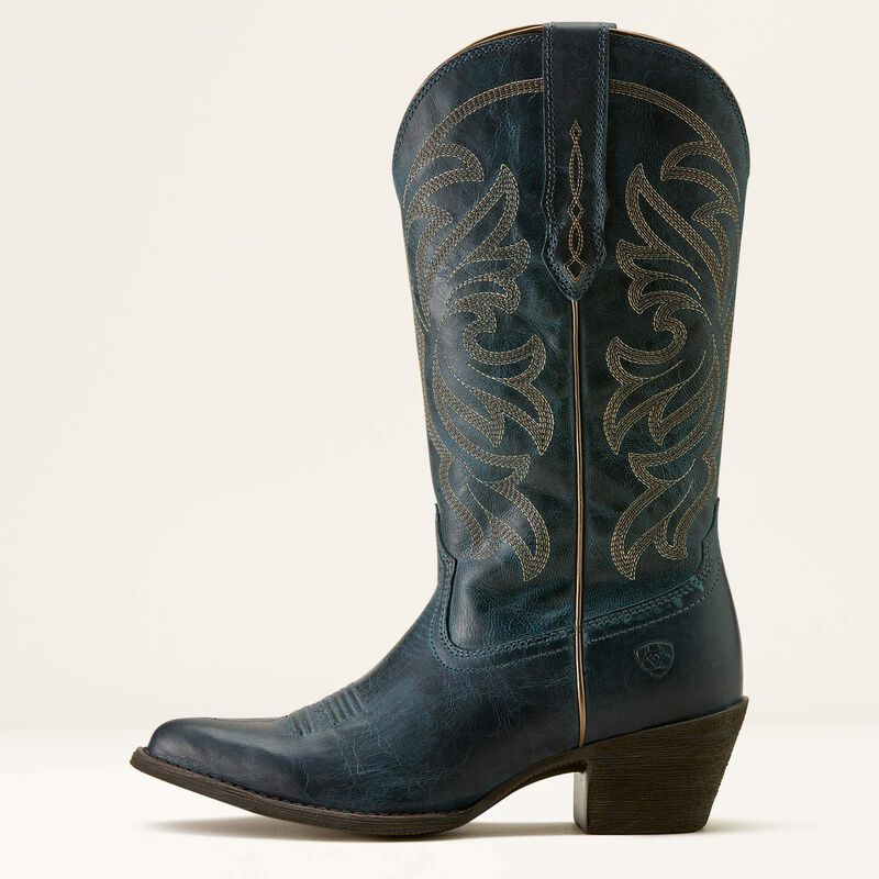 Ariat Women's Heritage Western J Toe Boot-Fresh Denim - Irvine Tack & Western Wear