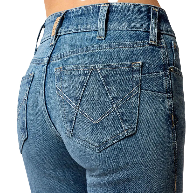 Ariat Women's Perfect Rise Silvie Straight Leg Crop Jeans - Glenwood