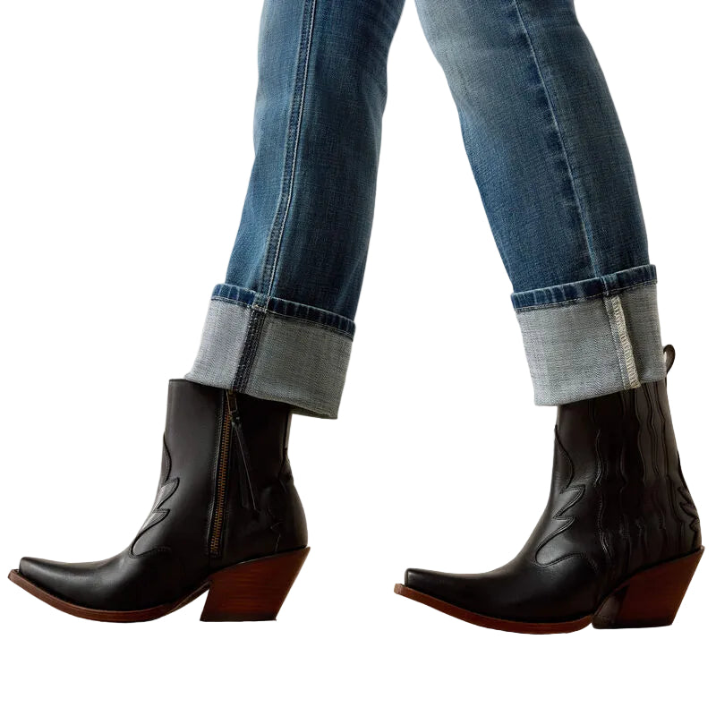 Ariat Women's Perfect Rise Silvie Straight Leg Crop Jeans - Glenwood