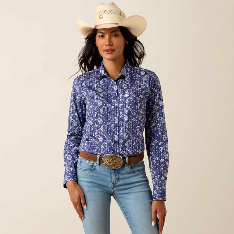 Ariat Women's Kirby Long Sleeve Stretch Shirt - Paisley Floral Print