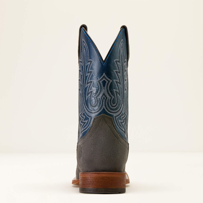 Ariat Men's County Roads Wide Square Toe Cowboy Boot- Iron Grey/ Powder Steel - Irvine Tack & Western Wear
