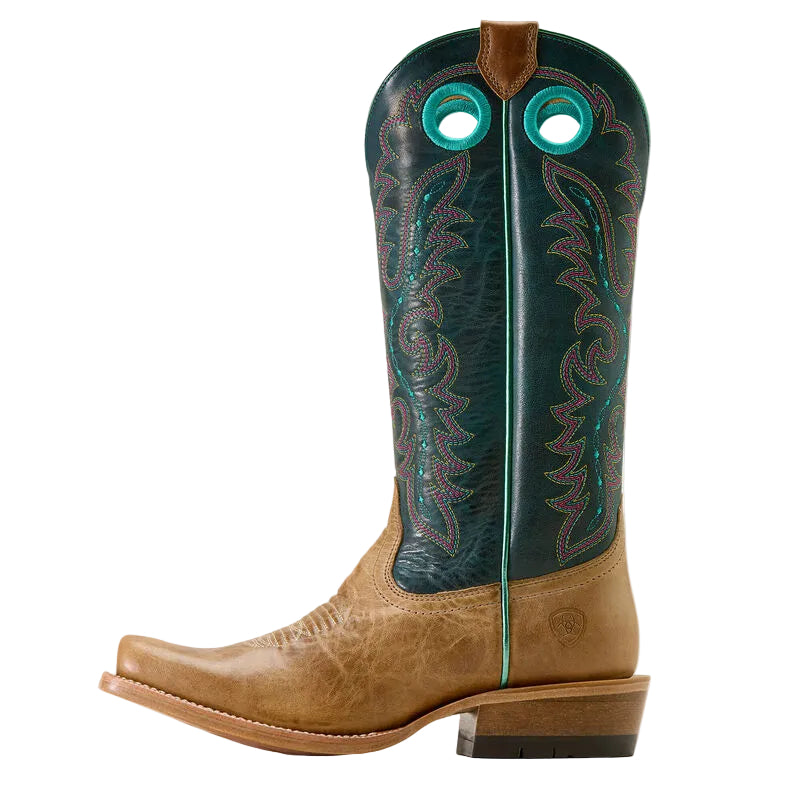 Ariat Women's Boon Cutter Toe Western Boot- Carmelized Pursuit of Teal - Irvine Tack & Western Wear