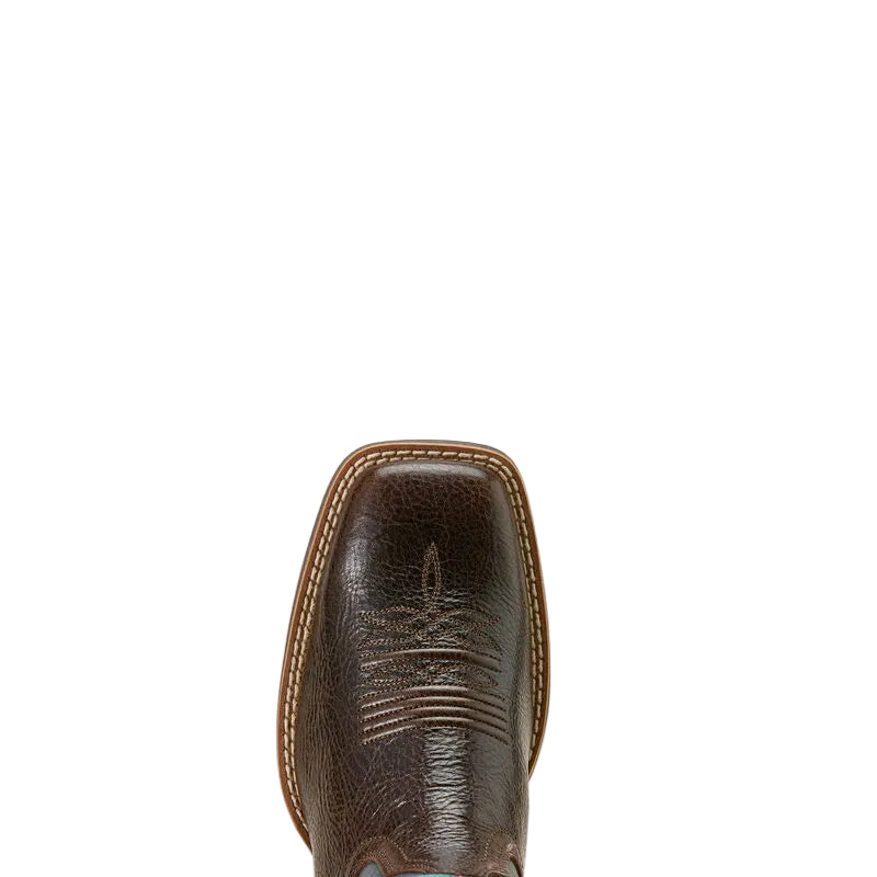 Ariat Women's San Angelo VentTEK 360 Wide Square Toe Western Boot - Chocolate Chip/Loyal Blue