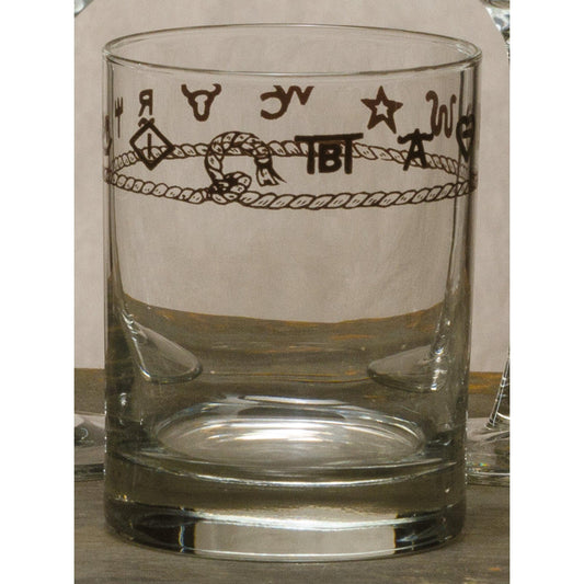 West Creation Brands 14oz Whiskey Glassware - Set of 4