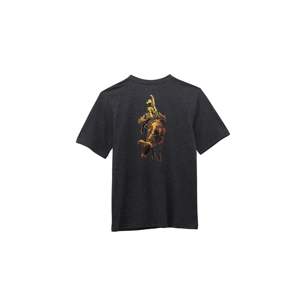 Wrangler Boy's Back Rodeo Graphic Short Sleeve Tee Shirt - Washed Black - Irvine Tack & Western Wear
