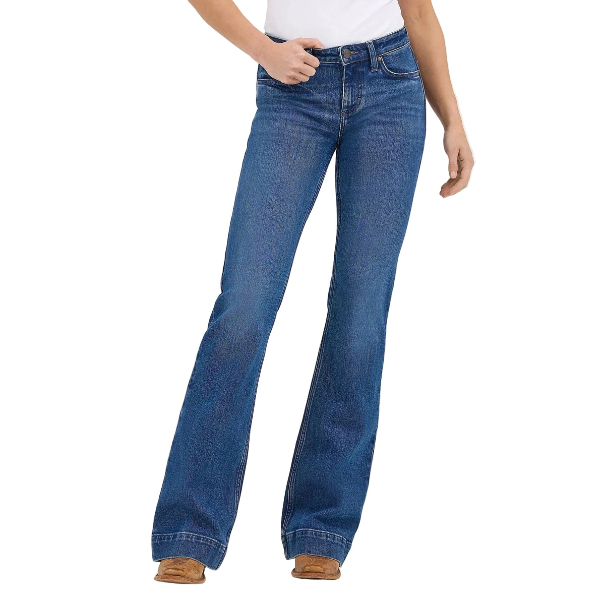 Wrangler Women's Retro Mae Wide Leg Trouser Jean - Adelaide - Irvine Tack & Western Wear