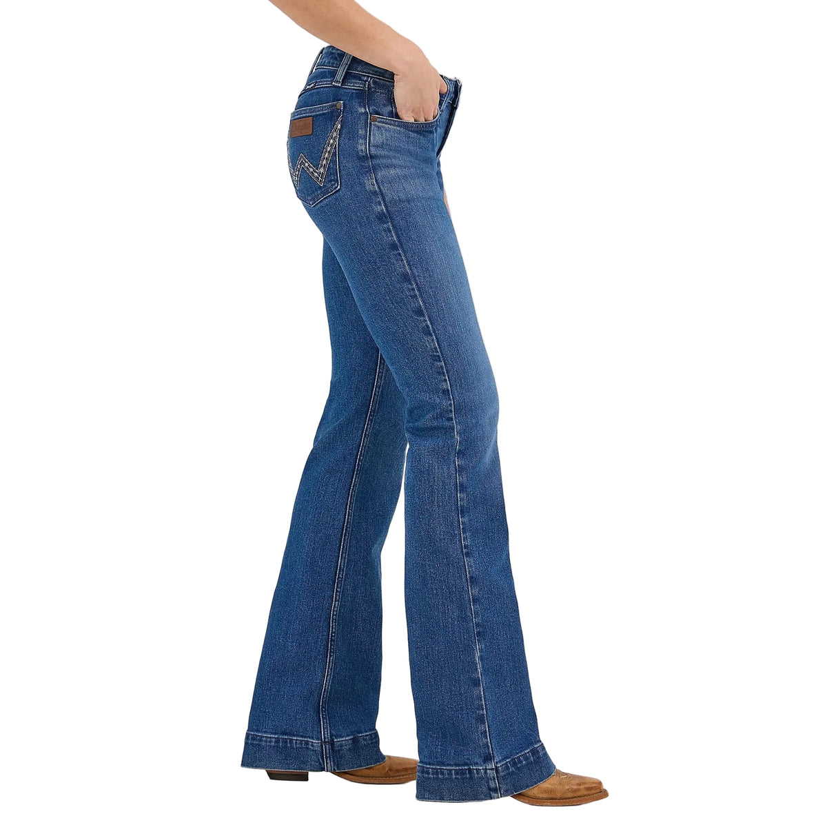 Wrangler Women's Retro Mae Wide Leg Trouser Jean - Adelaide - Irvine Tack & Western Wear