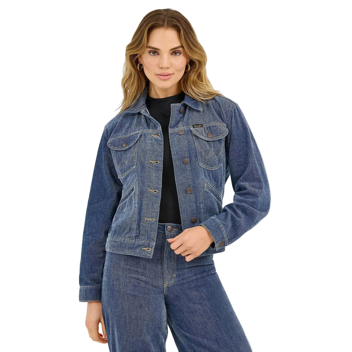 Wrangler Women's Airy Denim Jacket - Blue