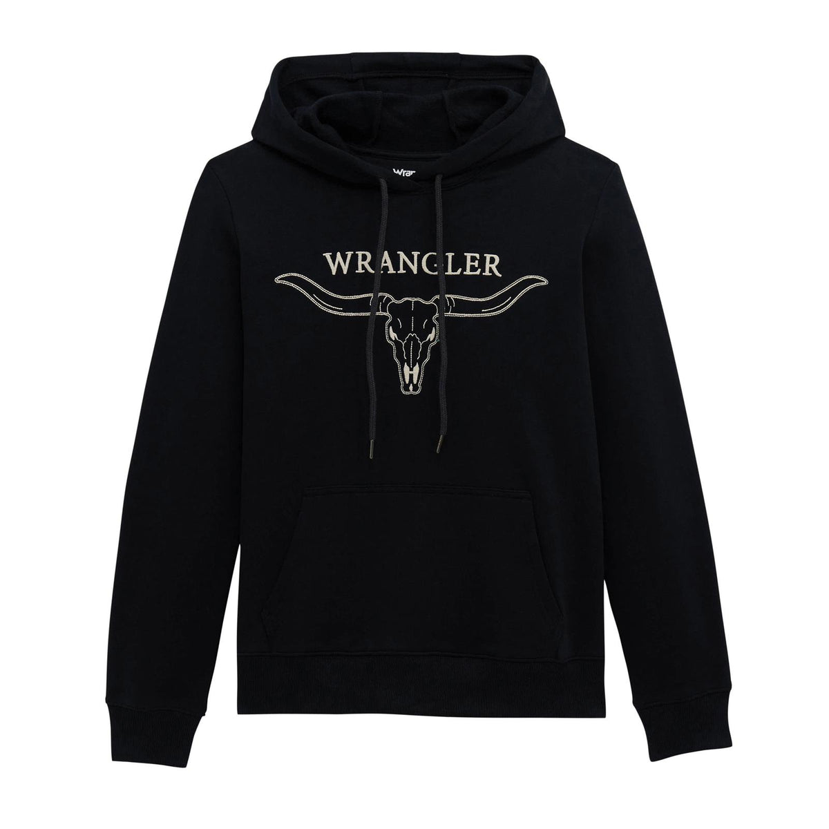 Wrangler Women's Retro® Horned Long Sleeve Hoodie - Black Beauty